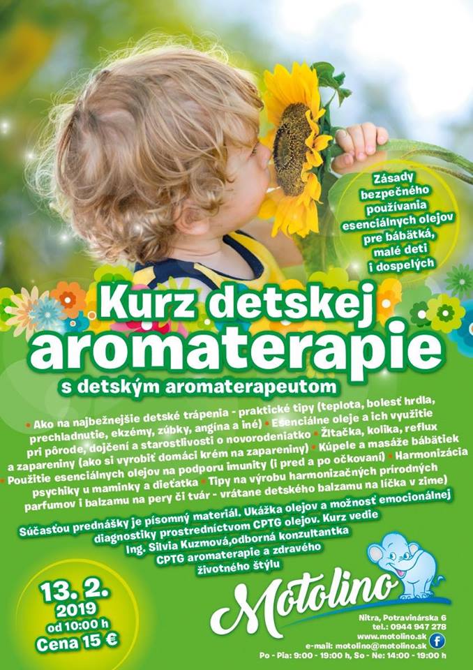 kurz detskej aromaterapie - motolino