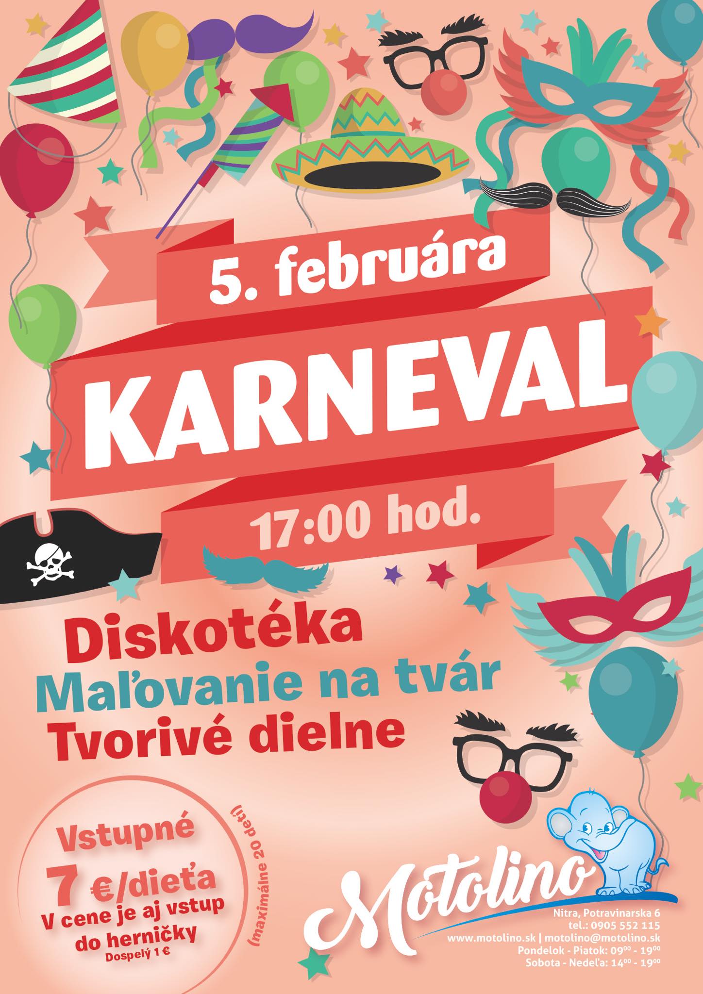 karneval detsky motolino